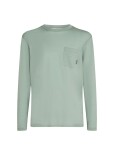 Pánské merino tričko s dlouhým rukávem ICEBREAKER Mens Tech Lite III LS Relaxed Pocket Te, Moss velikost: XL