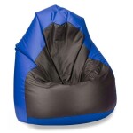 FRONTI Sedací pytel SAKO 100 cm - modrá + černá