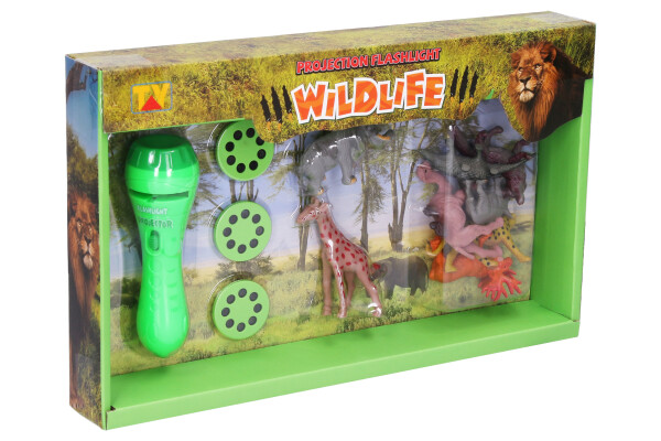 Projektor 24 snímků se zvířátky - Safari