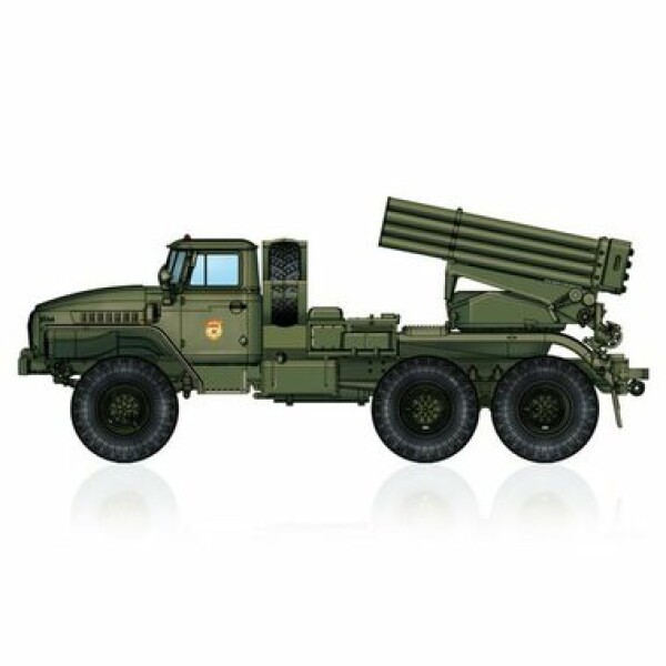 Hobby Boss Russian BM-21 Grad Multiple Rocket Launcher Hobby Boss 1:72