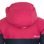 Trollkids Dívčí bunda s kapucí Hallingdal Navy blue/pink (223-114) 98