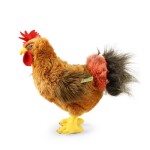 Plyšový kohout stojící 33 cm