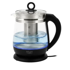 Adler AD 1299 černá / Rychlovarná konvice / 2200W / 1.5 L / sklo (AD 1299b)