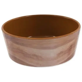 Dog Fantasy Miska vzor dřevo hnědá 15cm 500 ml (454-807007)