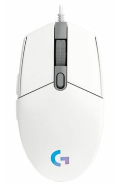 Logitech myš G102 Lightsync / drátová myš / 8000dpi / bílá (910-005824)