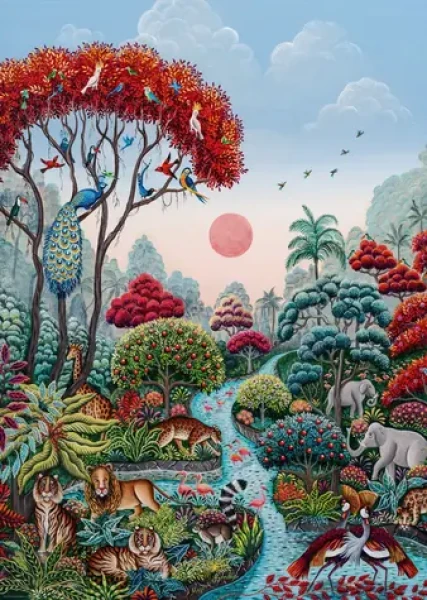 HEYE Puzzle Exotic garden: Ráj divočiny