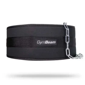 Pás na závaží Dip Belt - GymBeam (šedá) (36211-1-black)