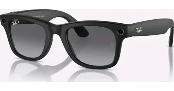 Meta Ray-Ban Gen1 Wayfarer Matte Black Polarized Gradient Graphite (8056597982788)