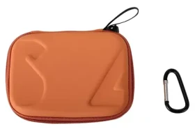 Rozbaleno - Sunnylife OA5-B893-C oranžová / Brašna pro sportovní kamery / OSMO Action 5 Pro/4/3 / PU kůže + EVA / rozbaleno (OA5-B893-C.rozbaleno)