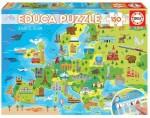 Puzzle Mapa Evropy/150 dílků