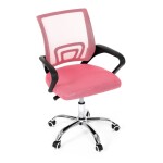 Dětská židle, houpací mechanismus, růžová síťovina, KA-L103 PINK