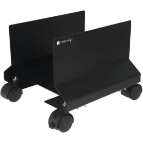 Techly ICA-CS-34 černá / Multimediální vozík / kovový / nosnost 25 kg / na kolečkách (ICA-CS-34)