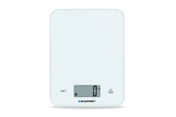 BLAUPUNKT FKS401 bílá / kuchyňská váha / přesnost na 1g / maximální nosnost 10 kg / 3x AAA (AGDBLKS004)