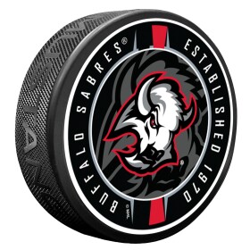 Mustang Puk Buffalo Sabres NHL Goathead Ribbon