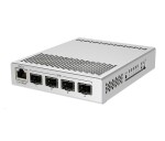 MikroTik Cloud Router Switch CRS305-1G-4S+IN, Dual Boot (SwitchOS, RouterOS), 800MHz, 512MB RAM, 4xSFP+, vč.L5 EDF_1017151