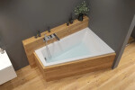 Asymetrická vana Laguna Idea Plus 160x100 cm akrylát pravá ID1600PPLUS ID1600PPLUS