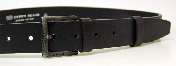 PENNY BELTS 4-60 Pánský kožený opasek černý 95cm