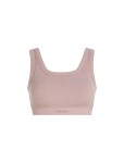 Dámská merino podprsenka ICEBREAKER Wmns Merino Rib Lotus Bra, Pink Quartz velikost: L