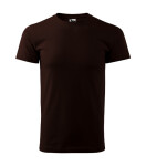 Heavy New tričko unisex kávová 3XL