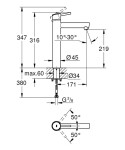 GROHE - Concetto Baterie pro umyvadlovou mísu, chrom 23920001