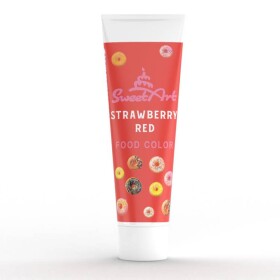 SweetArt gelová barva tuba Strawberry Red (30 g)