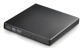 CoreParts USB2.0 Portable Slim CDRW černá / Optická mechanika / CD-RW / USB 2.0 / 24x (MSE-DVDCDRW)