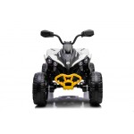 Mamido Dětská elektrická čtyřkolka Maverick ATV 2x200W bílá