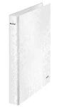 Leitz WOW perleťová bílá / Kroužkový pořadač / A4+ / 2 kroužky 25 mm / 230 listů (42410001)