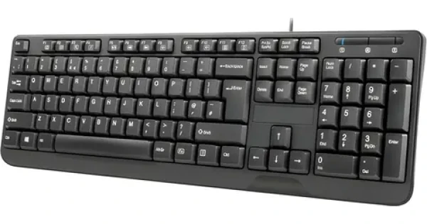 Natec Trout Slim / Drátová klávesnice / CZ/SK layout / USB / Membránová (NKL-1460)