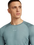 Pánské merino tričko s dlouhým rukávem ICEBREAKER Mens 125 ZoneKnit LS Crewe, Abyss/Blue Ash velikost: S