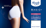 Dámské kalhotky Sloggi Basic+ Maxi 2P bílé WHITE