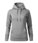 Cape Free mikina dámská tmavě šedý melír 2XL