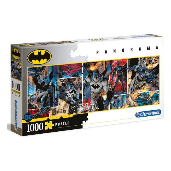 Clementoni Puzzle Panorama - Batman, 1000 dílků - Clementoni