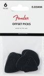 Fender Offset Picks, Black (6)