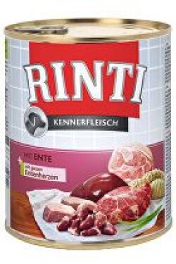 Rinti Dog konzerva Kennerfleisch kachní srdce 800g + Množstevní sleva Sleva 15%