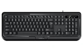 GENIUS KB-118 ver. II černá / Drátová klávesnice / PS2 / CZ+SK layout (31310051410)