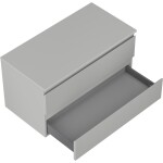 MEXEN/S - Orio koupelnová skříňka pod umyvadlo 90 cm s deskou, 2 zásuvky, šedá mat 91A10-09047-2-BFFC62