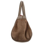 Módní dámská kožená kabelka na rameno Eris, tmavě hnědá