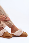 Dámské Pantofle s Kožešinou Camel Pinky 40