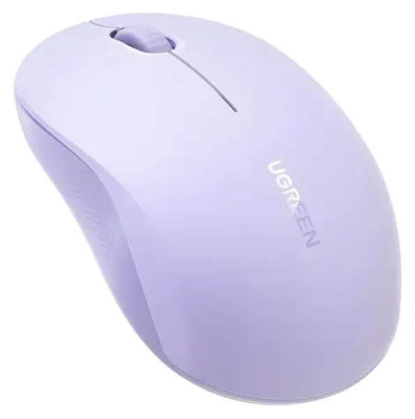 Silent Click M331 fialová / Bezdrátová optická myš / tichý klik / USB přijímač