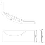 POLYSAN - MAMBA R 170 panel rohový 77312