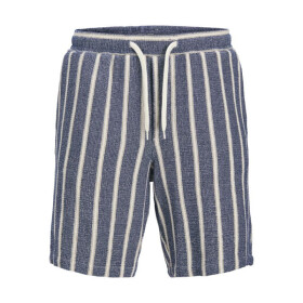 Jack&Jones krátké tepláky JPSTJAIDEN COBA STRIPE JOG SHORTS REG SN 12274413 OCEAN CAVERN m