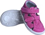 Dětské sandály Boots4U T 018 V růžová potisk Velikost: 23