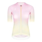 Dres FORCE STAIN LADY krátký rukáv, žluto-růžový (Barva žluto-růžová, velikost M)