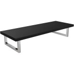 CERANO Deska pod umyvadlo Navira Pro + 2 konzole pod desku - černá matná - 80x46x3,6 cm - 606081