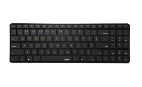 Rapoo E9100M Multi-mode černá / bezdrátová klávesnice / 2.4 GHz / BT 3.0 a 4.0 / ultra-tenká (6940056188847)