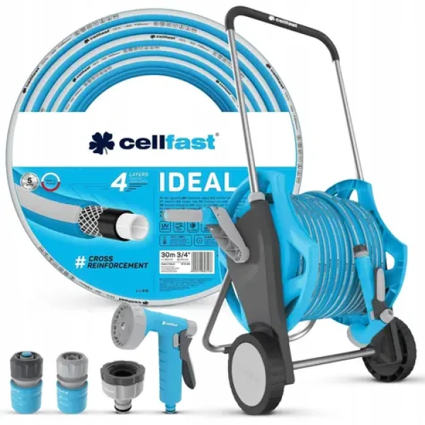 Cellfast DISCOVER 30 / Zahradní hadicový vozík / hadice 3/4" / 30 m / C55-063 (C55-063)