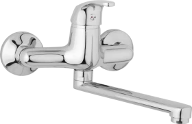JB Sanitary Nástěnná dřezová a umyvadlová baterie SLIM, rozteč 150 mm, ramínko 300 mm A10 35 10