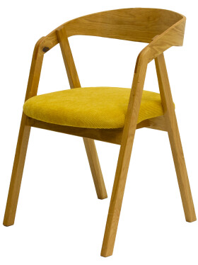 BRADOP Čalouněná židle ADRIANA XL (Z217) dub - stohovatelná BRA-Z217-ZIDLE