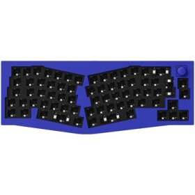 Keychron Q8 Barebone ISO Knob modrá / Hliníkové tělo klávesnice / RGB / bez kláves (Q8-F3)